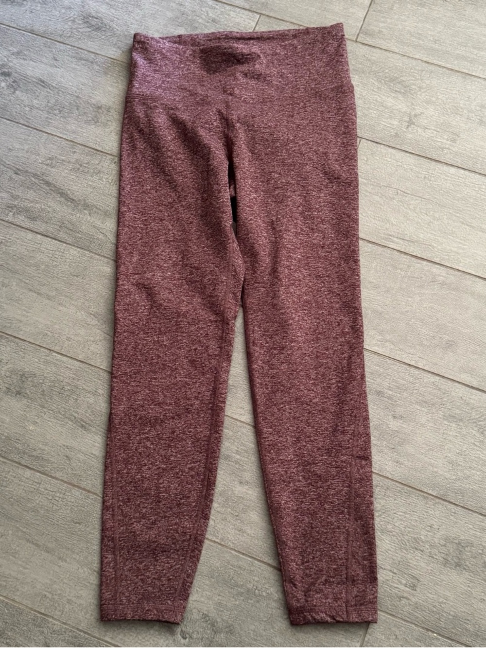 Old Navy Active Coze core Marled Plum Performance Leggings Size M